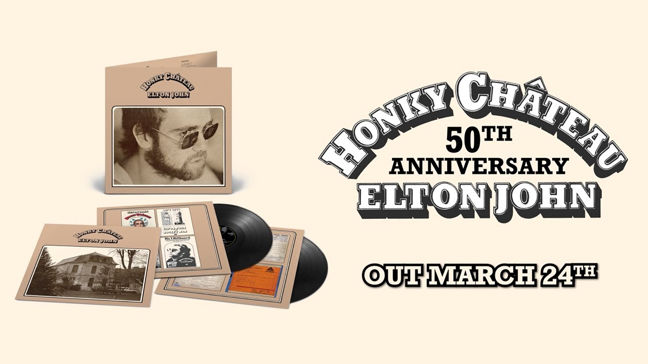 エルトン・ジョンが1972年リリース『Honky Chateau』の50周年記念盤を3/24にリリース！トレーラー映像が公開