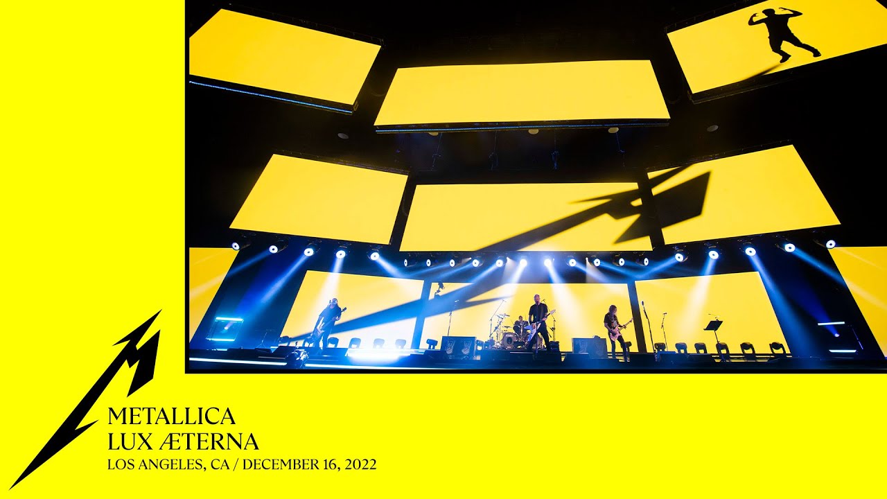 メタリカがヘルピング・ハンズ・コンサートで初披露された最新曲「Lux Æterna」のパフォーマンス・ビデオを公開