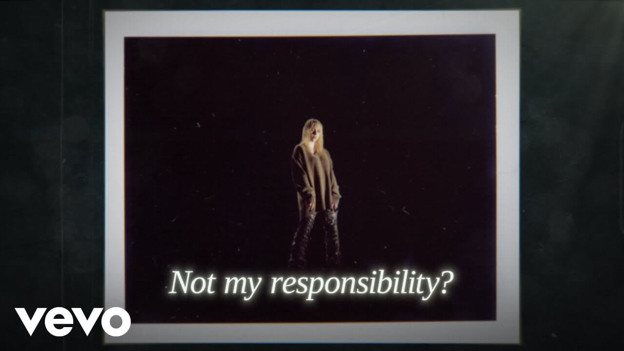 Billie Eilish「Not My Responsibility」の洋楽歌詞・YouTube動画・解説まとめ