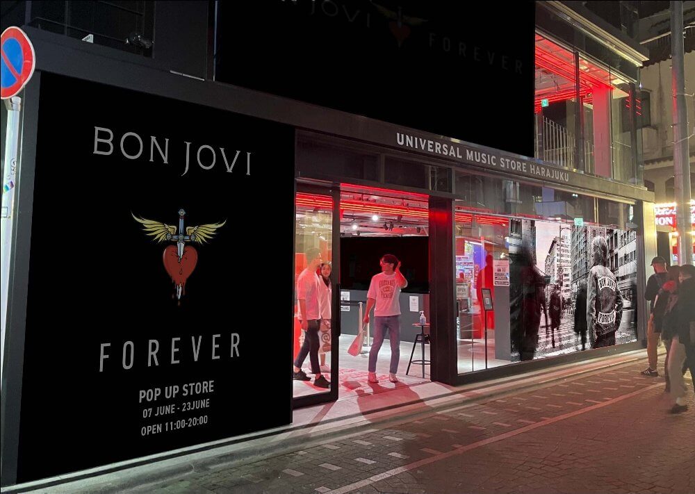 BON JOVI FOREVER POP UP STORE