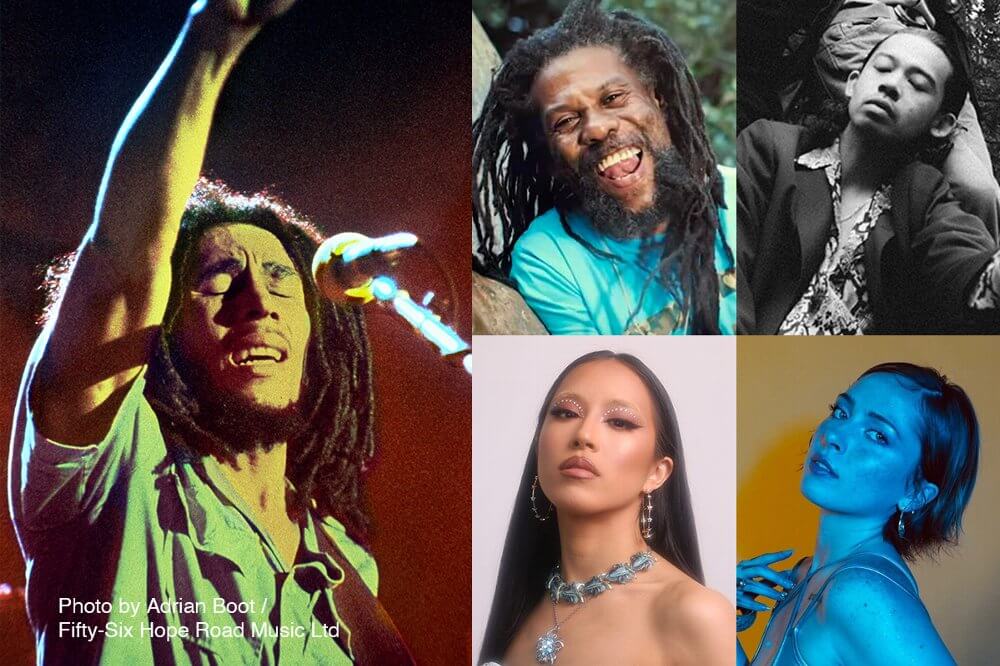 Celebrate the music of BOB MARLEY