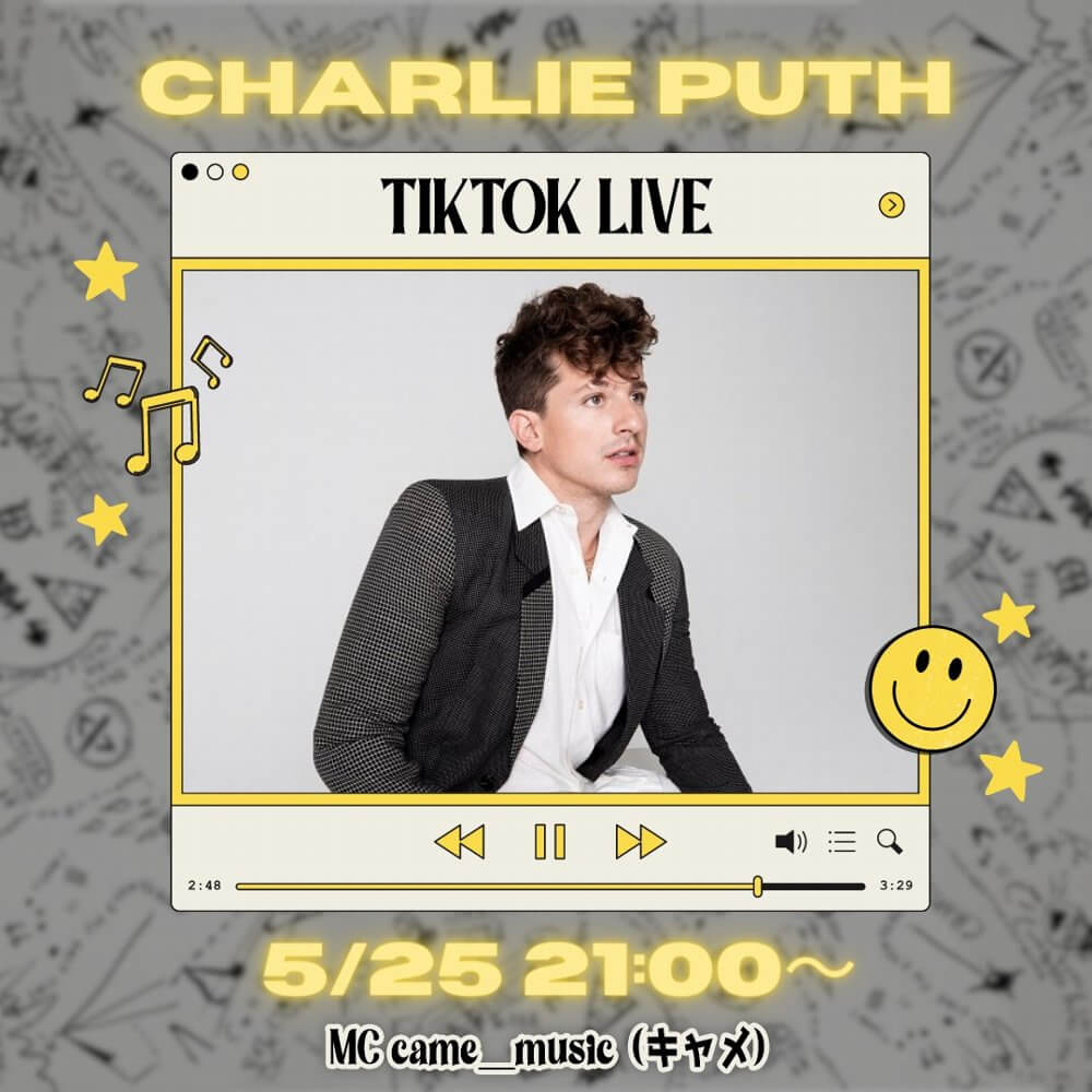 Charlie Puth TikTok LIVE