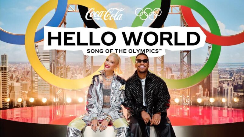 グウェン・ステファニーとアンダーソン・パークがオリンピックとコカ・コーラ社によるコラボ曲「Hello World (Song of the Olympics™)」を配信