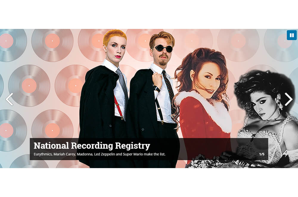 マドンナ、マライア・キャリー、ダディ・ヤンキーらの作品が米国議会図書館の全米録音資料登録簿に登録