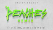 Justin Bieberが最新曲「Peaches」にLudacris、Usher、Snoop Doggを迎えたリミックス盤の音源を公開