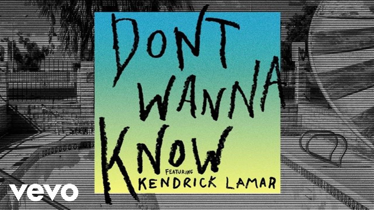 Maroon 5 ft. Kendrick Lamar「Don't Wanna Know」の洋楽歌詞カタカナ・YouTube動画・解説まとめ