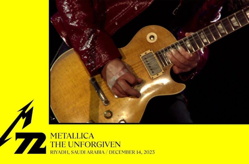 メタリカがリヤドで行われた音楽フェス『サウンドストーム2023』に出演し披露した「The Unforgiven」「Master of Puppets」のライヴ・ビデオを公開