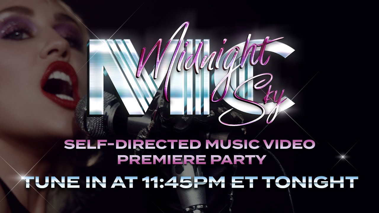 Miley Cyrusが新曲「Midnight Sky」のミュージック・ビデオを公開