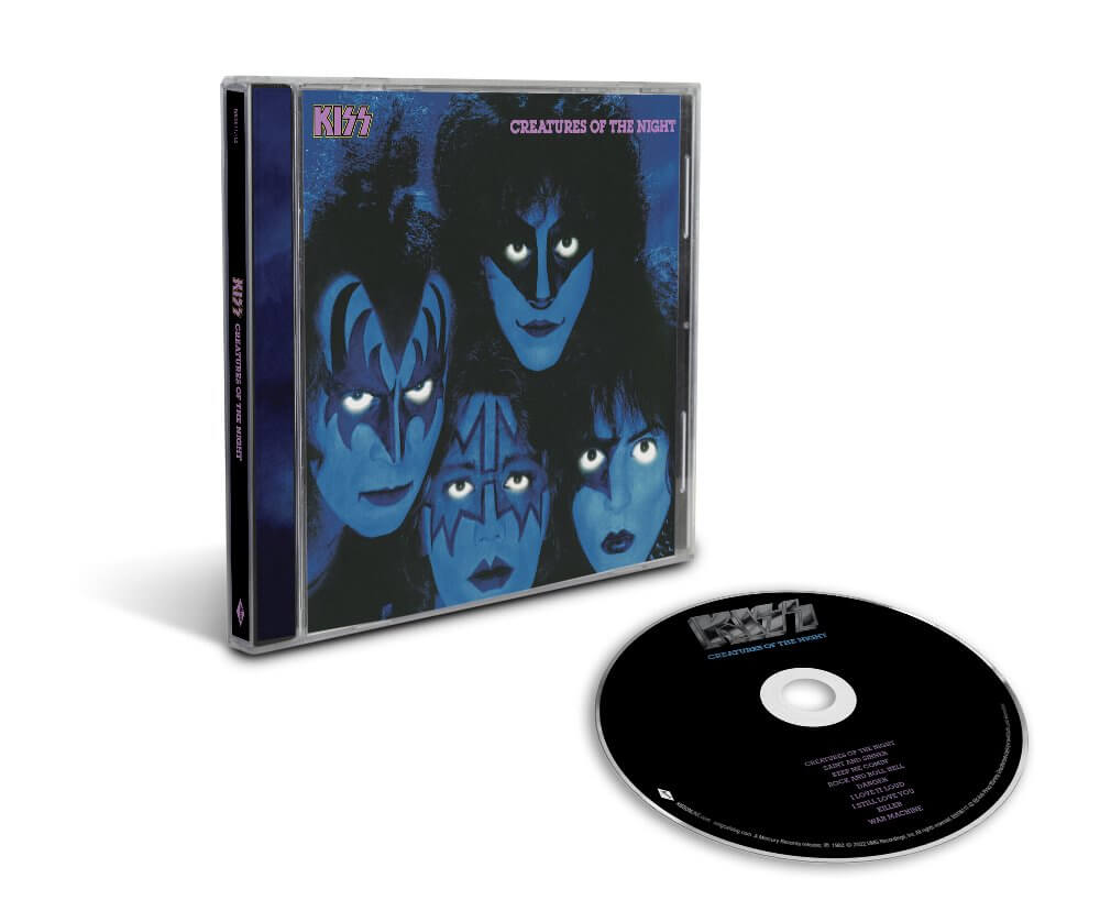 KISS『クリーチャーズ・オブ・ザ・ナイト(暗黒の神話) - 40周年記念エディション』（1CD・国内盤）