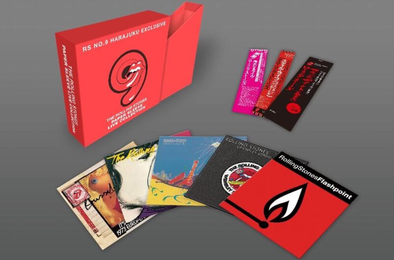 ザ・ローリング・ストーンズ、ライヴ盤5タイトルを紙ジャケット仕様CDで収録した日本独自企画のボックス・セットが公式アパレルストア「RS No.9」で限定発売されることが決定