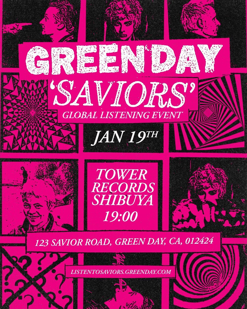 GREEN DAY『Saviors』発売記念リスニング・イベント