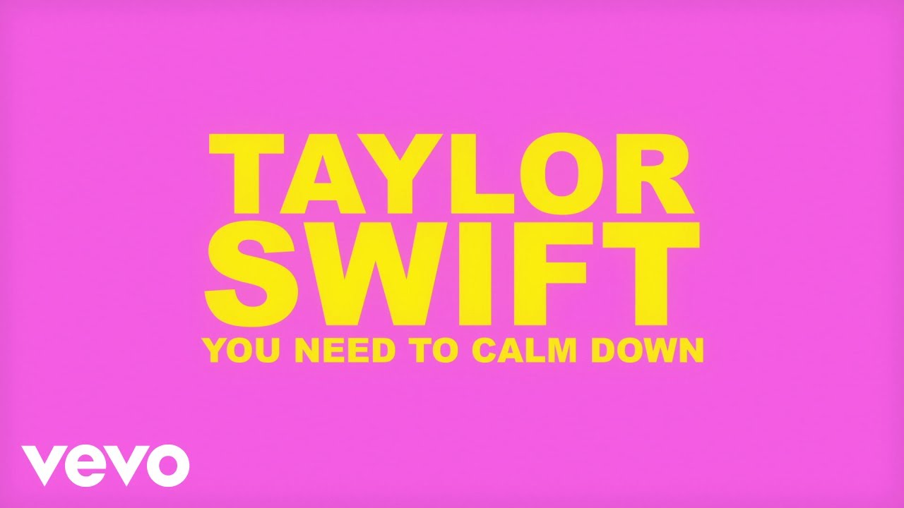 Taylor Swiftが新曲「You Need To Calm Down」のリリック・ビデオを公開！新作アルバム情報についても解禁