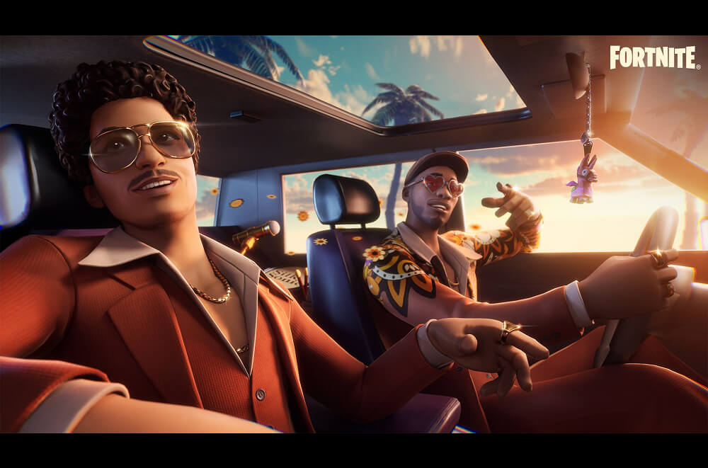 ブルーノ・マーズとアンダーソン・パークのスーパーデュオ！シルク・ソニックがオンラインゲーム「フォートナイト（Fortnite）」に出演することが発表！