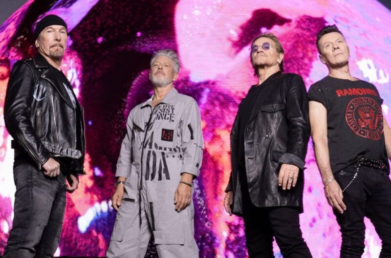 U2、ラスベガスの球体型新会場「スフィア」でのこけら落とし公演を実施。公式写真が到着