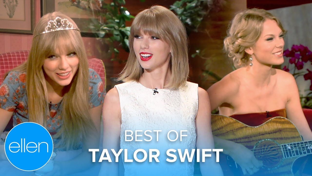米テレビ番組「エレンの部屋」YouTubeがテイラー・スウィフト出演時の映像をまとめた「The Best of Taylor Swift on“The Ellen Show”」の第2弾の映像を公開